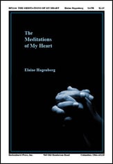 Meditations of My Heart SATB choral sheet music cover